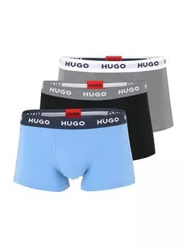 Боксеры HUGO, цвет Light blue/Grey/Black