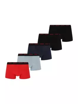 Боксеры HUGO, цвет Navy/Dusty blue/Red/Black