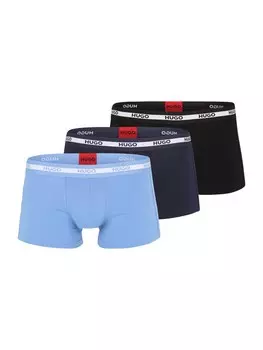 Боксеры HUGO, цвет Navy/Light blue/Black