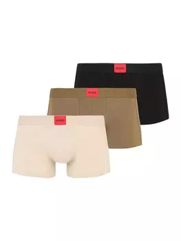 Боксеры HUGO GALAXY, цвет Ecru/Olive/Black