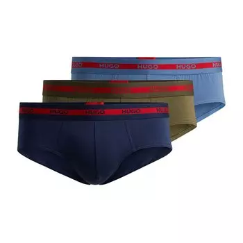 Боксеры HUGO Planet 10260749 slip 3 шт, разноцветный