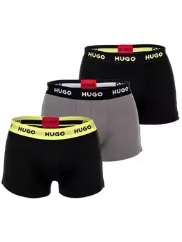 Боксеры HUGO short 3er Pack, цвет schwarz/grau/gelb