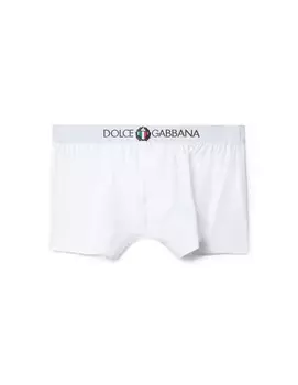 Боксеры из эластичного хлопка Dolce & Gabbana, цвет Bianco Ottico