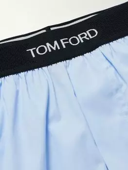 Боксеры из эластичного хлопка TOM FORD, синий