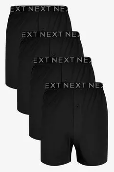 Боксеры из джерси Next, черный