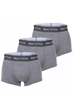 Боксеры из органического хлопка, 3 пары Marc O'Polo, серый
