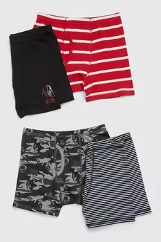 Боксеры из органического хлопка - 4 пары Gap, красный