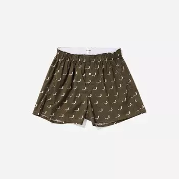 Боксеры из органического хлопка Druthers J.Crew, зеленый