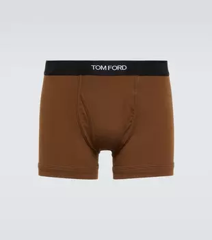 Боксеры из смесового хлопка Tom Ford, бежевый