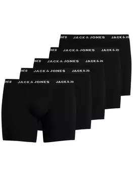 Боксеры Jack & Jones 5 er Stck Pack s Set JACHUEY Plus Size, черный