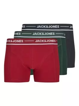Боксеры JACK & JONES Boxer shorts JACCLAUS, темно-зеленый/красный/черный