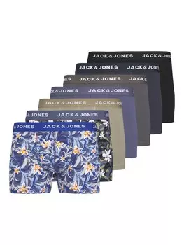 Боксеры JACK & JONES Boxer shorts JACMason, синий/серый/оливковый/черный