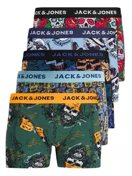 Боксеры JACK & JONES Boxer shorts JJJacvel, синий/зеленый/черный
