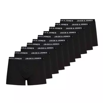 Боксеры Jack & Jones Boxershort 10 шт, черный