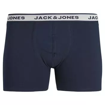 Боксеры Jack & Jones Boxershort 3 шт, цвет Grau/Wei/Navy