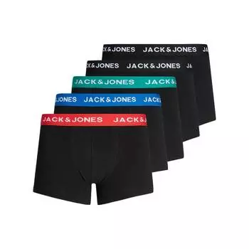 Боксеры Jack & Jones Boxershort 5 шт, цвет Rot/Blau/Petrol/Schwarz