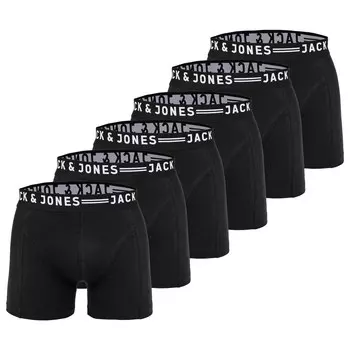 Боксеры Jack & Jones Boxershort 6 шт, черный