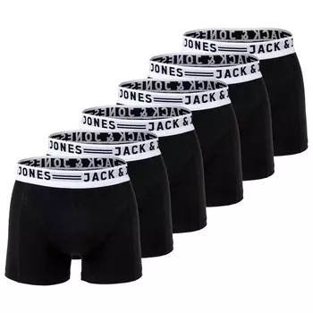Боксеры Jack & Jones Boxershort 6 шт, черный