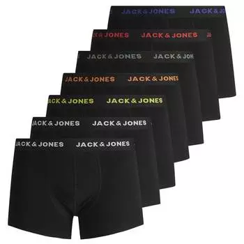 Боксеры Jack & Jones Boxershort 7 шт, черный