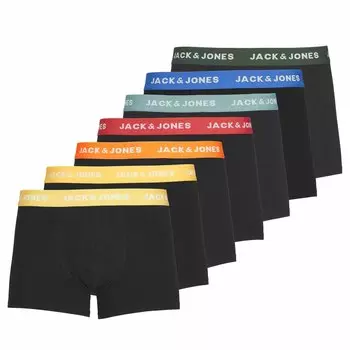 Боксеры Jack & Jones Boxershort 7 шт, черный