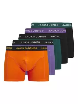 Боксеры JACK & JONES, цвет Fir/Purple/Orange/Black