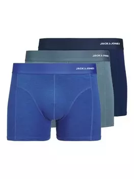Боксеры JACK & JONES, цвет Navy/Cobalt blue/Cyan blue