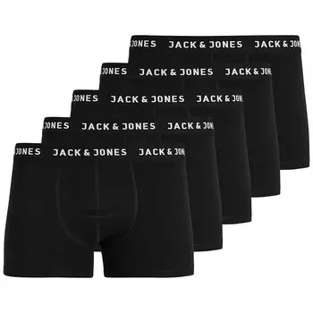 Боксеры Jack & Jones Huey 5 шт, черный