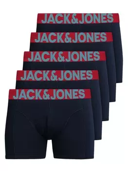 Боксеры JACK & JONES JJSolid, цвет Navy/Smoke blue