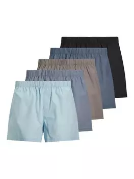 Боксеры JACK & JONES Milano, цвет Dusty blue/Light blue/Grey/Smoke grey/Black