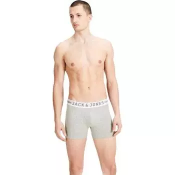 Боксеры Jack & Jones Sense 3 шт, серый