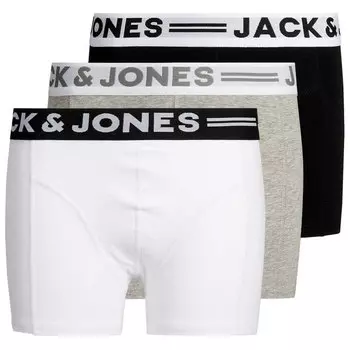 Боксеры Jack & Jones Sense 3 Units, белый/бежевый