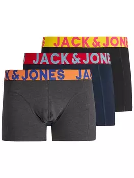 Боксеры Jack & Jones Set 3 шт, цвет Schwarz-Navy-Grau