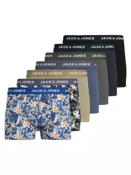 Боксеры Jack & Jones short 7er Pack, цвет grn/blau/schwarz