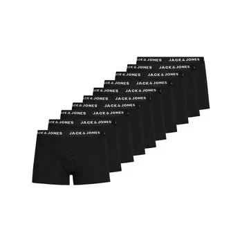 Боксеры Jack & Jones Solid 10 шт, черный