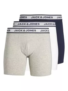 Боксеры Jack & Jones Solid 3er Pack, разноцветный