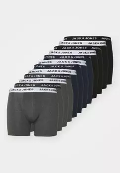 Боксеры JACSOLID TRUNKS 12 PACK Jack & Jones, черный