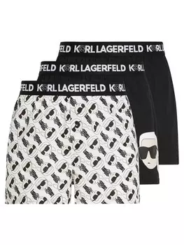 Боксеры Karl Lagerfeld, черный/белый
