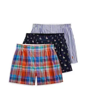 Боксеры классического кроя, упаковка из 3 шт Polo Ralph Lauren, мультиколор
