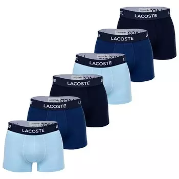 Боксеры Lacoste Boxershort 6 шт, темно-синий