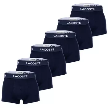 Боксеры Lacoste Boxershort 6 шт, темно-синий