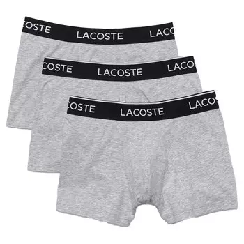 Боксеры Lacoste Casual 3 шт, серый