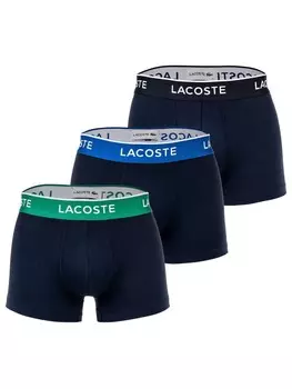 Боксеры Lacoste short 3er Pack, цвет blau/grn