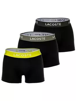 Боксеры Lacoste short 3er Pack, цвет schwarz/grn
