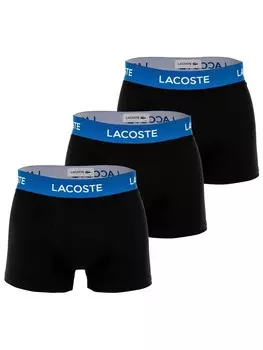 Боксеры Lacoste short 3er Pack, цвет schwarz/blau