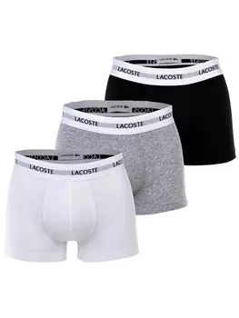 Боксеры Lacoste short 3er Pack, цвет schwarz/wei/grau