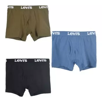 Боксеры Levi's 3 Units Brief, разноцветный