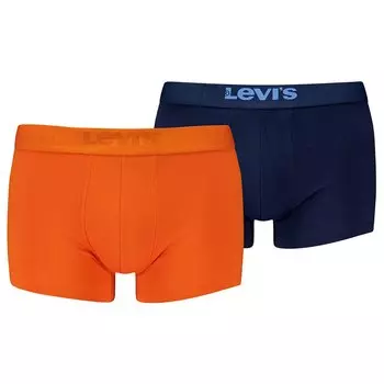 Боксеры Levi's Solid Basic Organic Co 2 шт, разноцветный