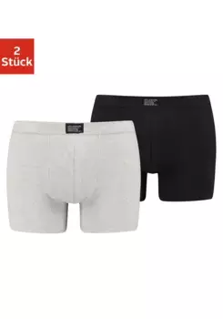 Боксеры Levi's (упаковка, 2 шт.), с поясом с логотипом, черный