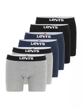 Боксеры LEVIS Boxer shorts, темно-синий/пятнистый серый/черный