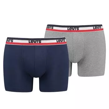 Боксеры Levis Boxershort 2 шт, цвет Blau/Hellgrau